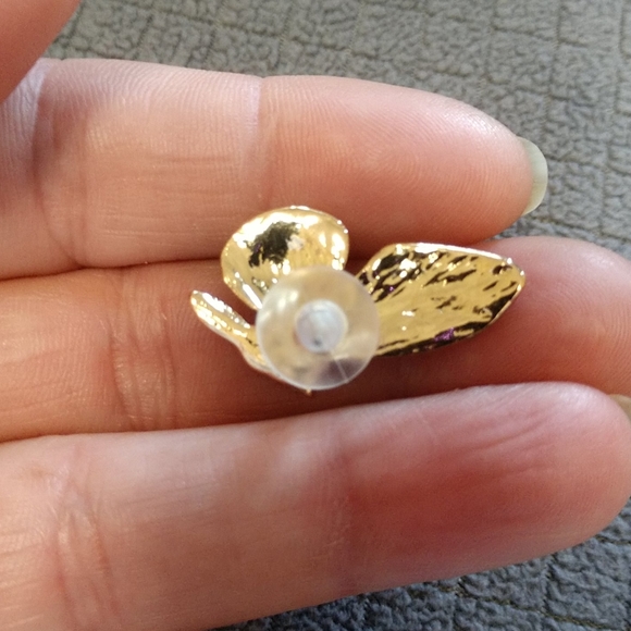 Woman's  Earrings Full Crystal Butterfly - Picture 6 of 8